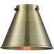 Franklin Restoration Appalachian 1 Light 8 inch Antique Brass Mini Pendant Ceiling Light in Incandescent, Franklin Restoration
